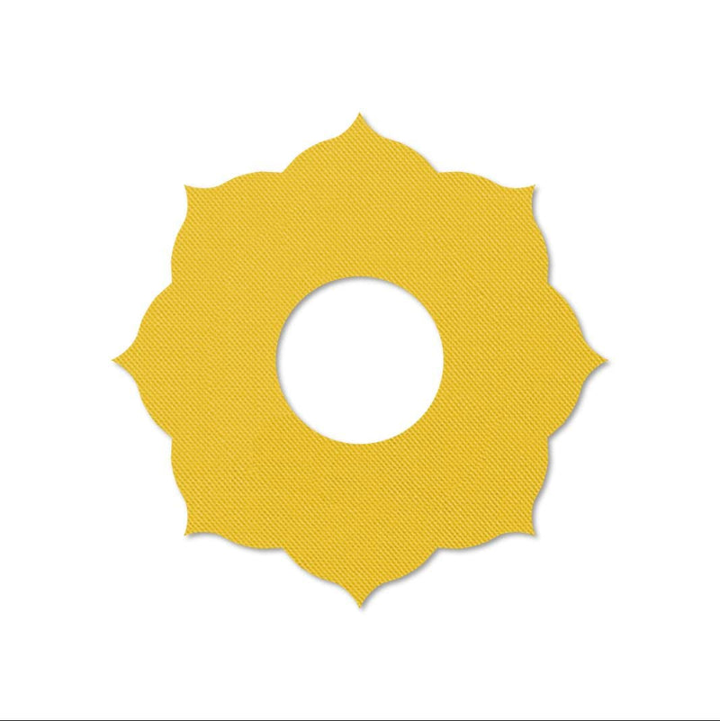 MySweetStitch | Patch for Freestyle Libre 3 Sensor Waterproof, Breathable and Skin-Friendly (10 Pieces) Mandala | Made in Germany | Outer Ø 65mm, Inner Ø 20mm | Pastel 10 piece - NewNest Australia