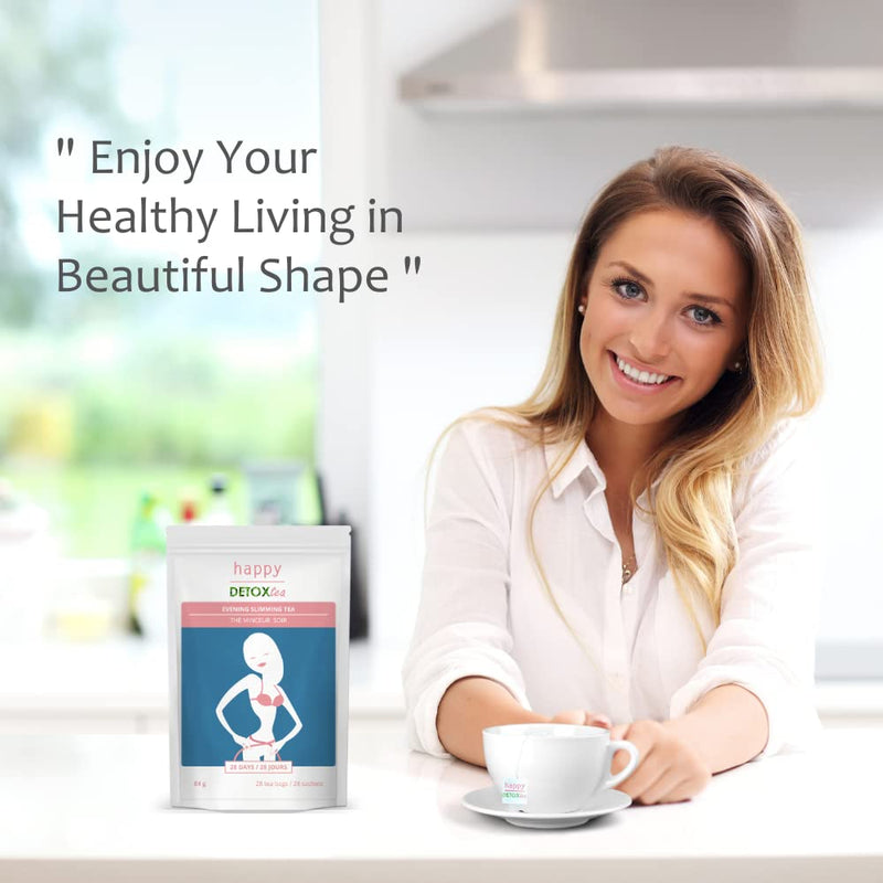 Happy Detox Tea - slimming tea - 4 weeks - 28 tea bags - NewNest Australia