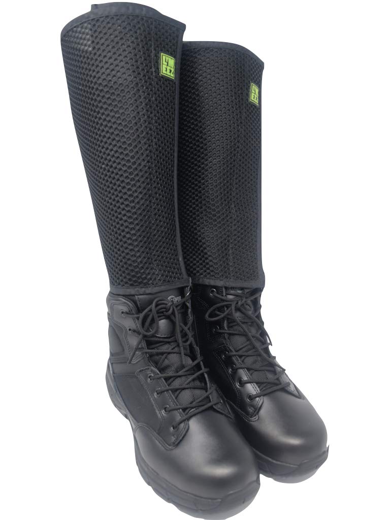 Lymeez 3D Mesh Tick Repelling Leg Gaiters Black Small/Medium (1 Pair) - NewNest Australia