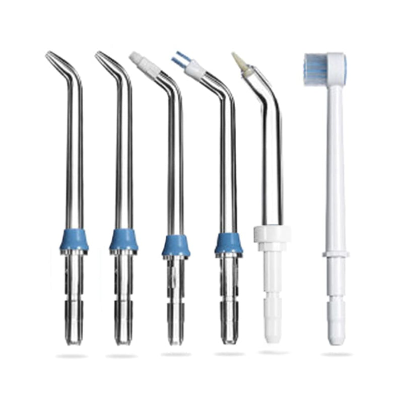 Jerilla 6 Piece Oral Irrigator Nozzle Set Replacement Nozzle Tips Compatible with Waterpik Water Flosser WP-100 WP-250 WP-450 WP-560 WP-660 WP-811 WP-900 WP-940 - NewNest Australia