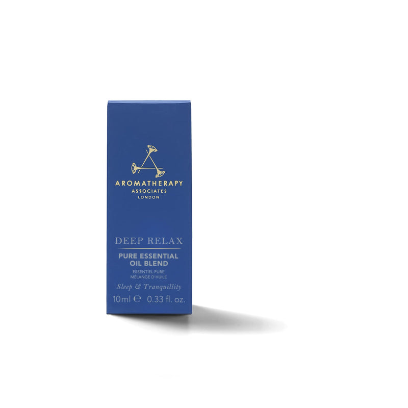 Aromatherapy Associates Deep Relax Pure Essential Oil - Made with Essential Oils of Restful Vetivert, Soothing Chamomile & Comforting Sandalwood - Aromatic Oils for Mind & Body, 10 ml - NewNest Australia