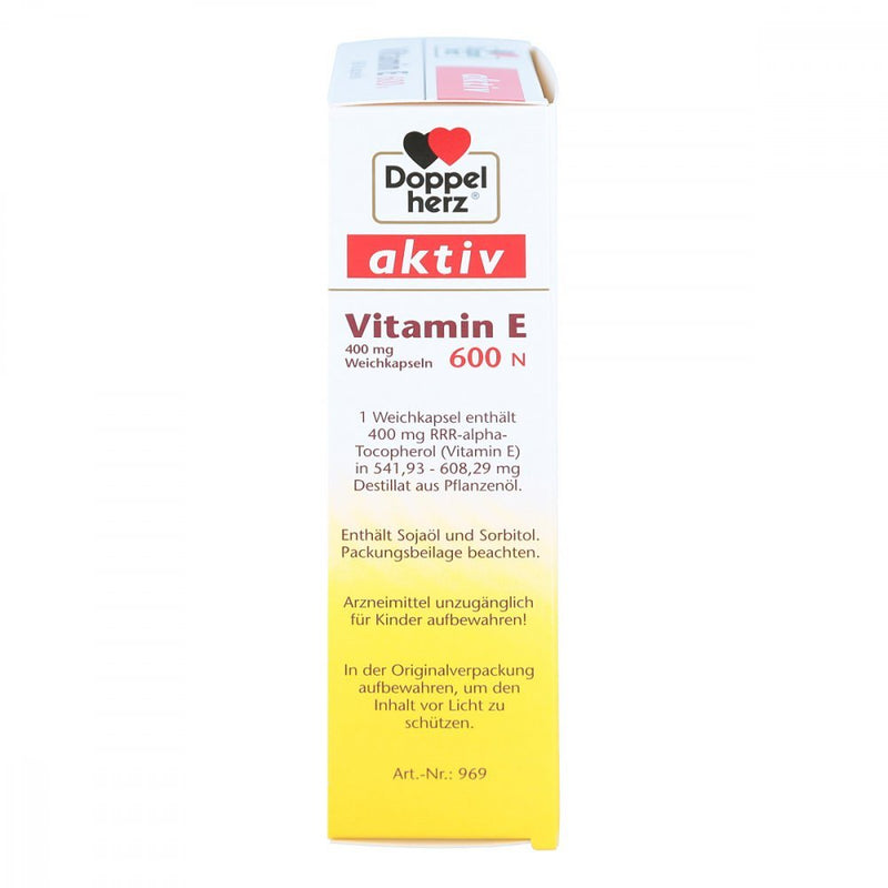 DOUBLEHERZ Vitamin E 600 N soft capsules 80 pcs - NewNest Australia