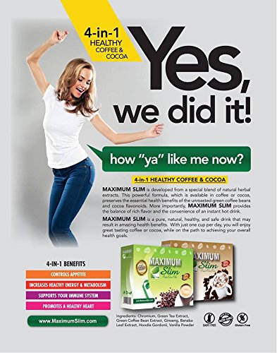 Premium Coffee BOOSTS your Metabolism DETOXES your Body & CONTROLS your Appetite. EFFECTIVE WEIGHT LOSS FORMULA has Original Green Coffee & Natural Herbal Extracts (Laxative Free), 12 - NewNest Australia
