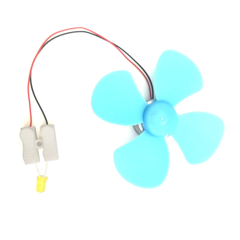 EUDAX DIY DC Power Micro Motor Wind Turbine Electricity Generator Blades Model - NewNest Australia