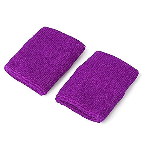 STONCEL 6/12/24Pairs Colorful Sports Wristbands Cotton Sweatband Wristbands Wrist Sweatbands Wrist Sweat Bands for Tennis,Sport, Basketball,Gymnastics,Golf,Running 12 - NewNest Australia