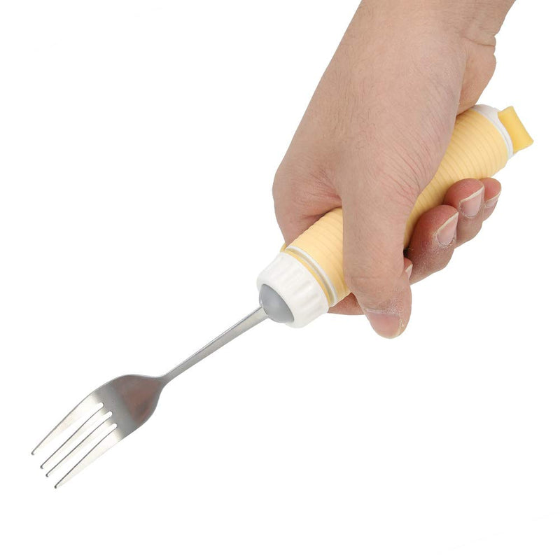 Duokon Auxiliary Meal Spoon Set For Elderly People, Adjustable Silicone Strap, Non-Slip Handle, 360 Degree Rotation, Disabled Patients, Elderly, Gift For Arthritis Betro - NewNest Australia