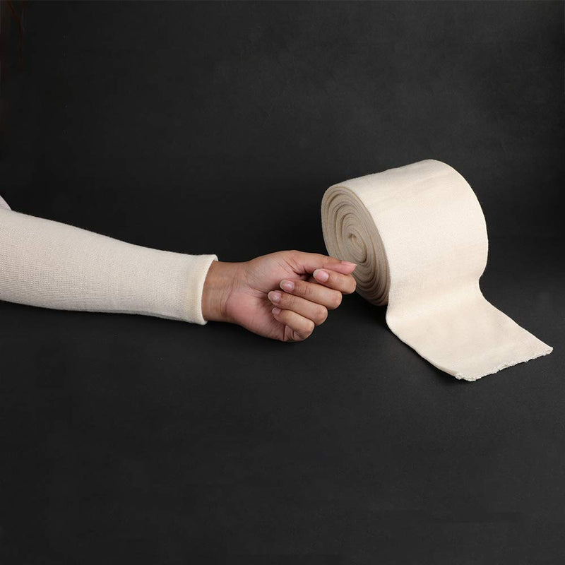 Cotton Stockinette Sleeve Roll, Naturally Stretchable Raw Cotton – Comfort wear, Sweat Absorbent – Reduces Itch, Odor - Suitable for Under and Over Cast Bandage Wear (Width - 4 Inch) Width - 4 Inch - NewNest Australia