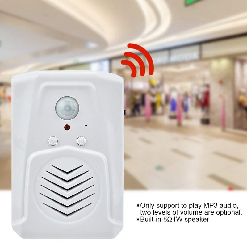 Tosuny Motion Sensor PIR Infrared Audio Player Doorbell, USB/Battery Powered Motion Sensor Activated Alarm MP3 Audio Player Infrared Induction Doorbell, Built-in speaker, 32M Flash Memory - NewNest Australia