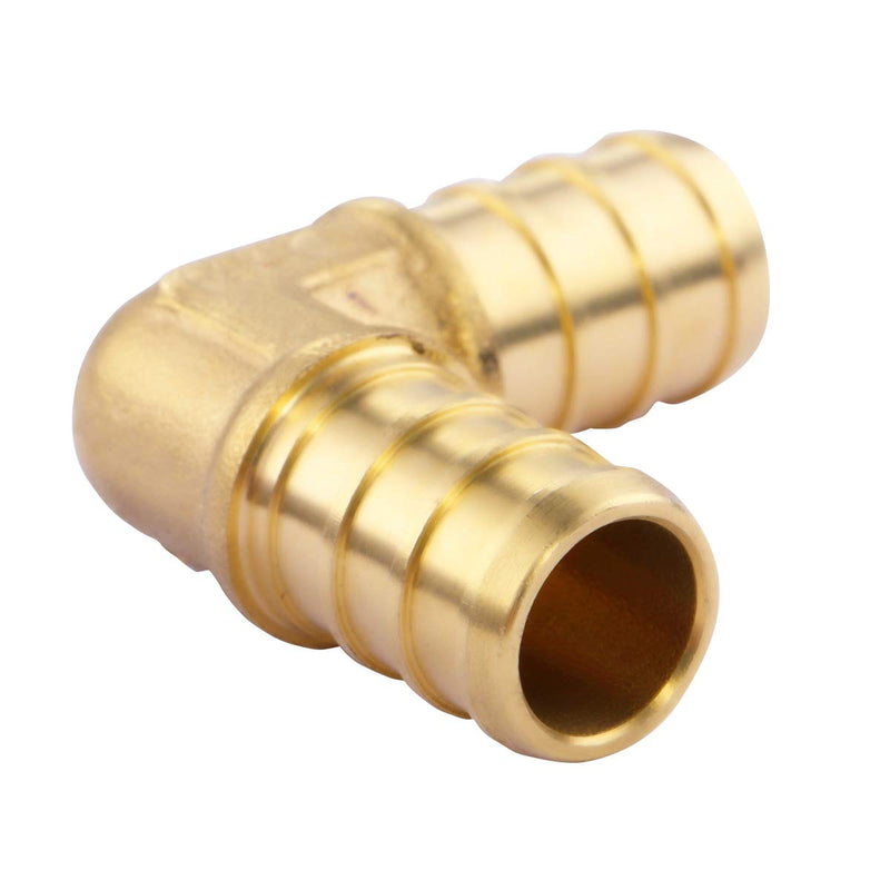 Litorange 1/2 inch T PEX Tee & 90 Degree Elbow & Straight Coupling 1/2" (pack of 12) Lead Free Brass Barb Crimp Pipe Fitting/Fittings 12 PCS 3 Size - NewNest Australia