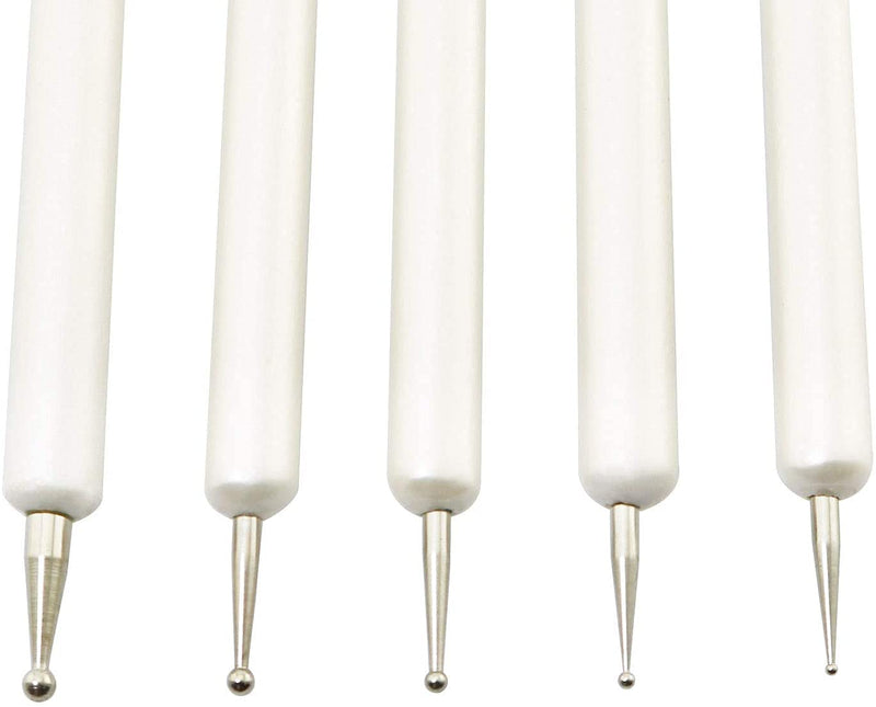 Longdex Embossing Stylus Set 5PCS 5 Size Double End Tracing Dotting Tool Stylus for Carbon Transfer Paper Mandala Rock Painting Pottery Clay Craft Embossing Art Nail Art - NewNest Australia
