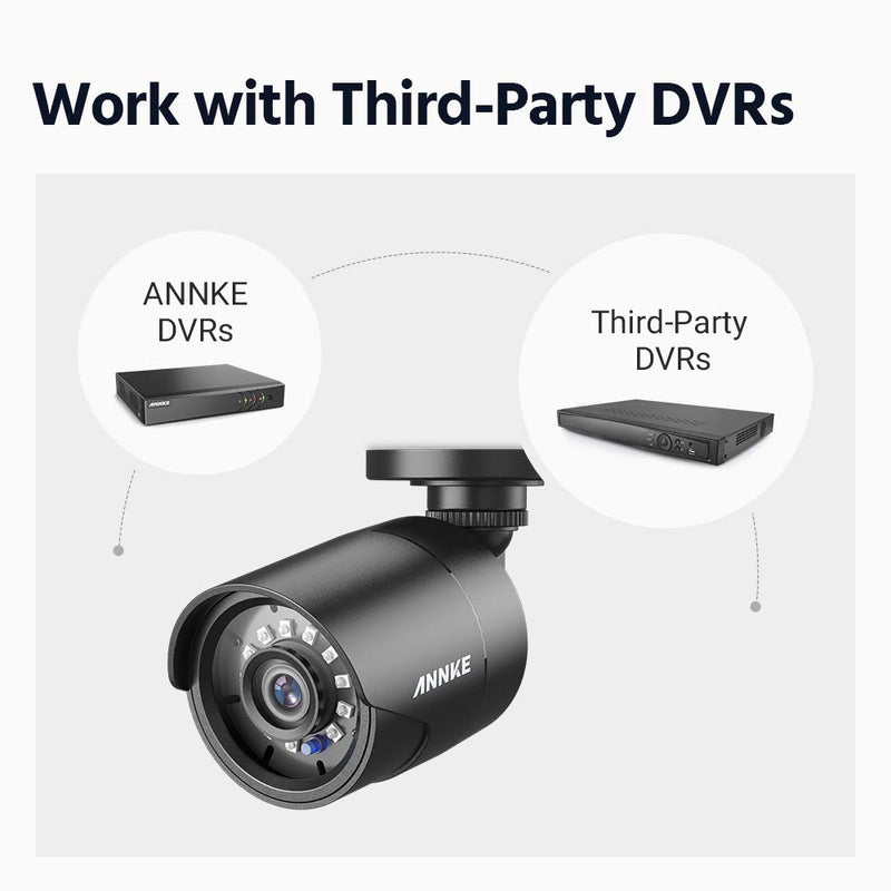 ANNKE 1080P HD Wired Security Surveillance Camera 1920TVL 2.0MP Outdoor Indoor Hybrid 4-in-1 Bullet CCTV Camera with 100ft Night Vision, IP66 Weatherproof - NewNest Australia