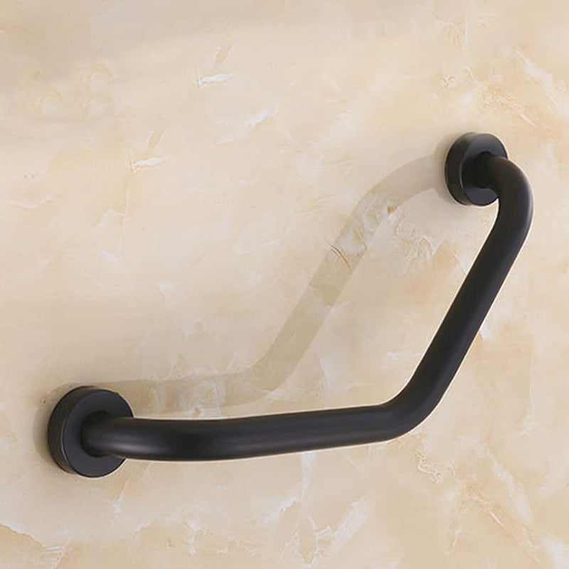 HONPHIER Bath Grab Bar Sturdy Bathroom Balance Bar Stainless Steel Shower Safety Handle Safety Hand Rail Support for Bathtub, Toilet, Bathroom, Kitchen, Stairway Handrail, Outdoor, Black - NewNest Australia