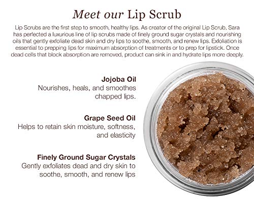 sara happ The Lip Scrub: Brown Sugar Scrub, Exfoliating Lip Treatment, Moisturizer for Dry and Flaky Lips, Vegan, 0.5 oz - NewNest Australia