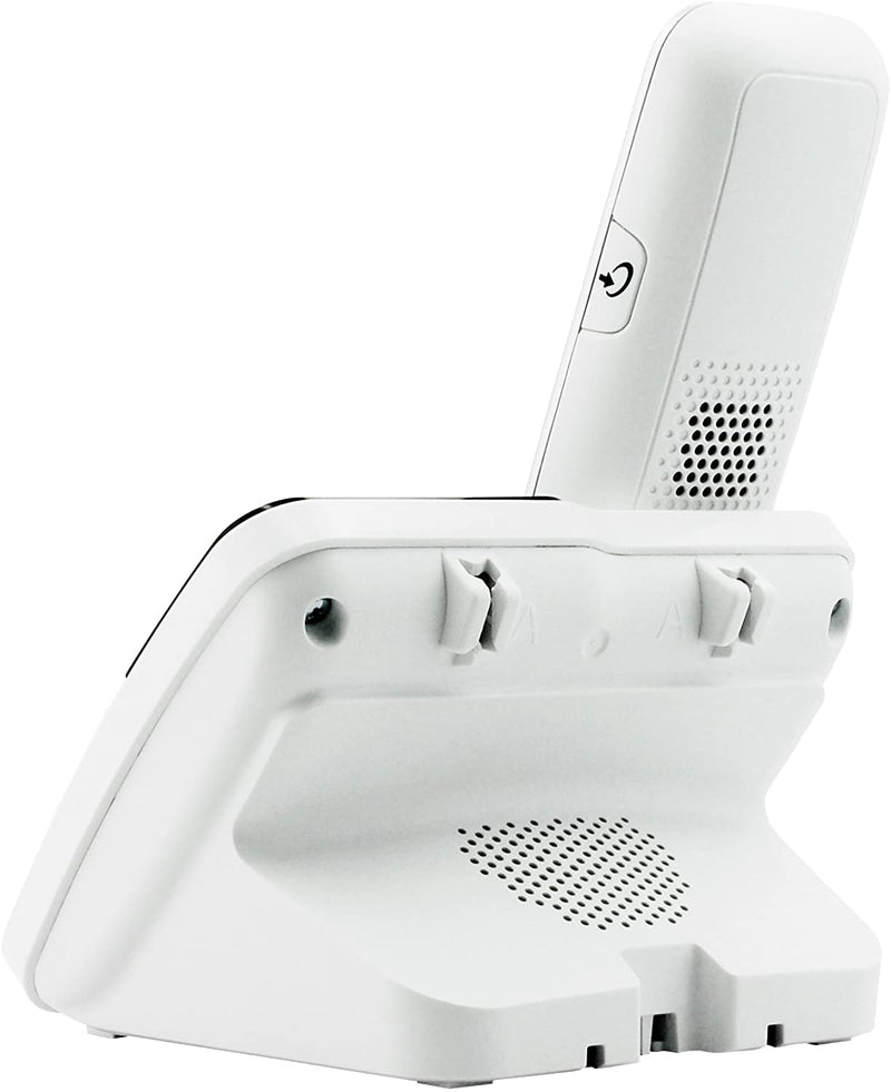 Geemarc Amplidect 295 - Amplified Cordless Home Telephone with Answering Machine and Extra Large Buttons for Seniors - Low to Medium Hearing Loss - Hearing Aid Compatible - UK Version Standard White - NewNest Australia