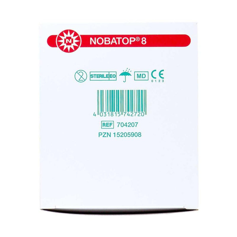 Nobatop 8 compresses 7.5x7.5 cm sterile 50X2 pcs - NewNest Australia