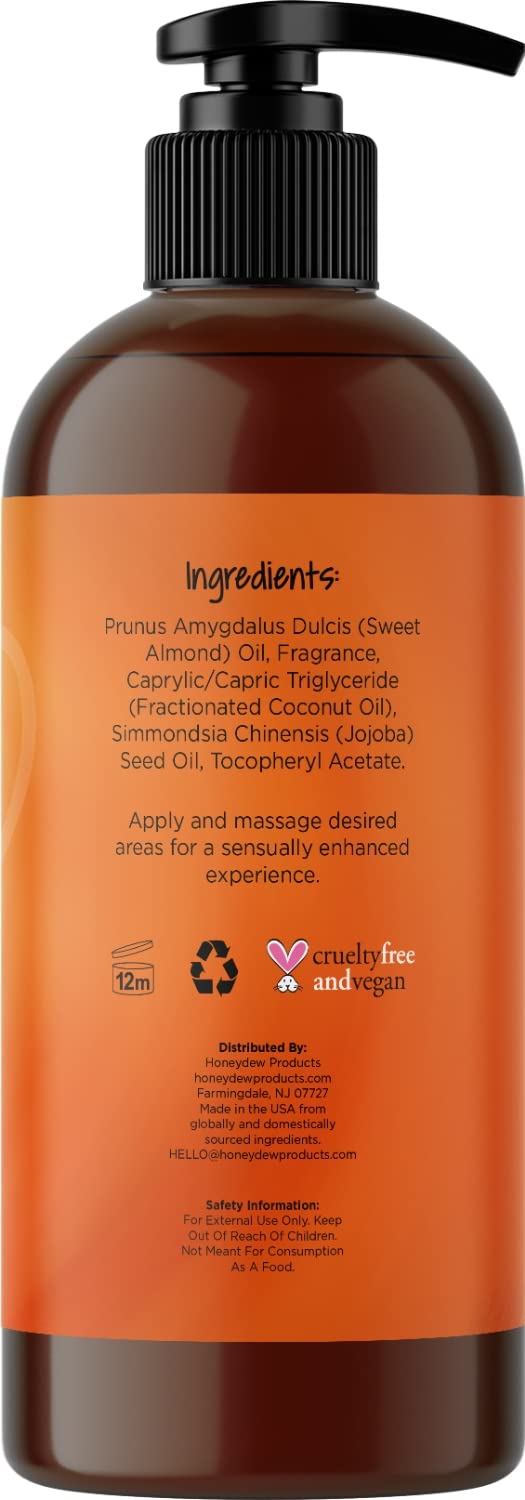 Enticing Sensual Massage Oil for Couples - Alluring Mango Scented Couples Massage Oil and Moisturizing Body Oil for Women and Men - Nourishing Full Body Massage and Romantic Gift for Her and Him - NewNest Australia