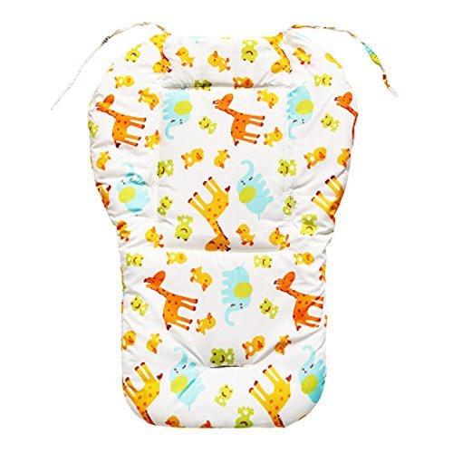Twoworld Baby High Chair Seat Cushion Liner Mat Pad Cover Animal Breathable Animal Print - NewNest Australia