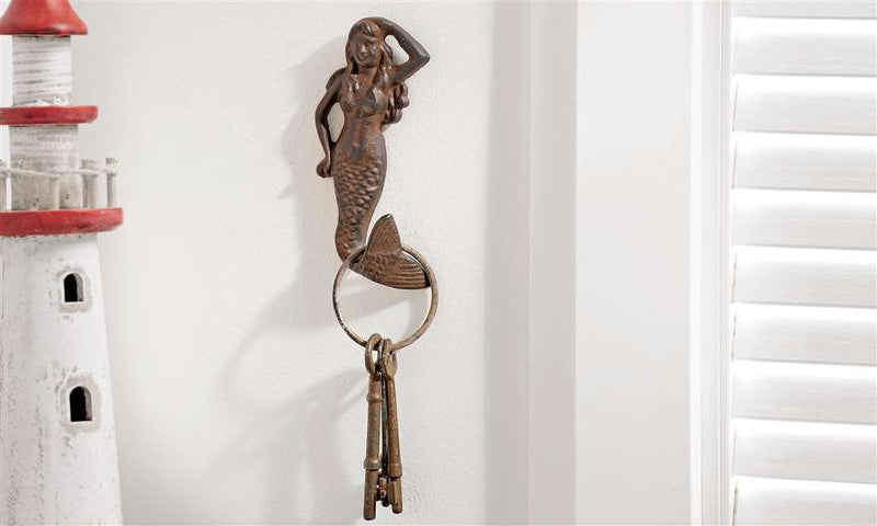 NewNest Australia - Cast Iron Mermaid Wall Hook 