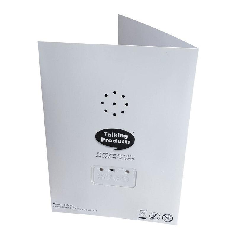 Talking Products, Voice Recordable Greeting Card, 40 Seconds Recording with Replaceable Batteries. Record and Send your own Personal Voice Message, Music or Sound Effects - NewNest Australia