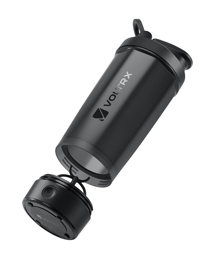 VOLTRX Protein Shaker Bottle, Titanus USB C Rechargeable Electric Protein Shake Mixer, Shaker Cups for Protein Shakes and Meal Replacement Shakes, BPA Free, 24oz Black - NewNest Australia