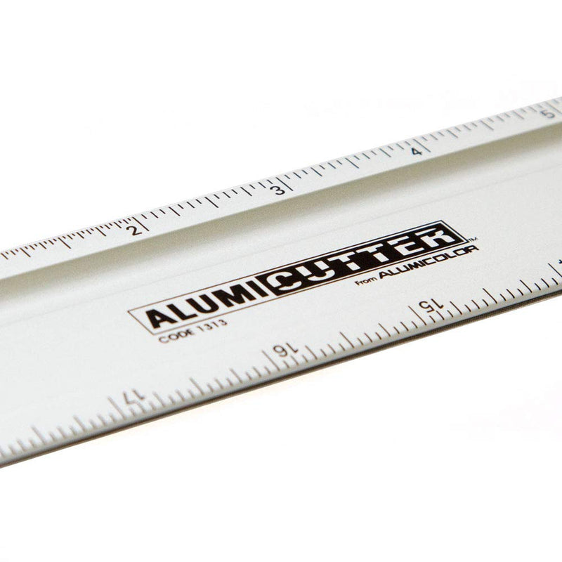 Alumicolor Straight-Edge Alumicutter Size: 18",Silver - NewNest Australia