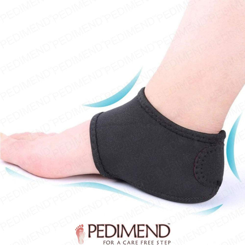 Gel Heel Protectors For Plantar Fasciitis, Heel Compression Socks, Cracked Heel Protectors Cushion Cups By PEDIMEND™ 2 Plantar Fasciitis Foot Heel Arch Sleeve - PAIR - NewNest Australia