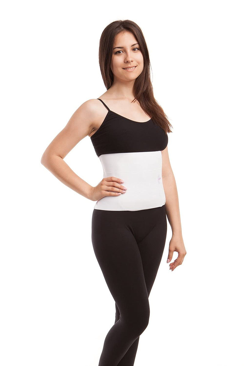 ITA-MED 9” Abdominal Support Binder For Men & Women, Postpartum Post-Surgical Recovery and Pain Relief Wrap, Unisex Abdomen Navel Umbilical Hernia Support Belt with Body-Shaping Effect, Made In USA X-Large - NewNest Australia