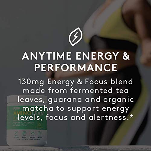 RSP Vegan AminoLean - All-in-One Natural Pre Workout, Amino Energy, Weight Management - Vegan BCAAs, Preworkout for Men & Women, Acai, 25 Serv 7.93 Ounce (Pack of 1) - NewNest Australia