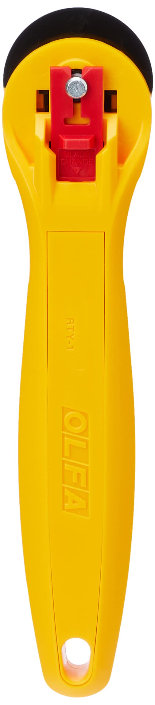 OLFA 28mm Quick-Change Rotary Cutter (RTY-1/C) - Rotary Fabric Cutter w/ Blade Cover for Quilting, Sewing, Crafts, Replacement Blade: OLFA RB28-2 - NewNest Australia