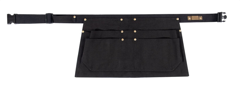 Rothco Canvas Waist Work Apron with Six Pockets Hammer Loop and Tape Measure Clip, Black - NewNest Australia