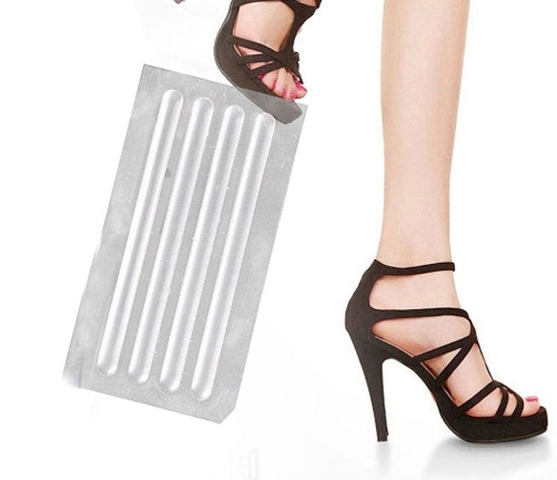 6Sheets 24Pcs Clear Silicone Self-Adhesive Sandals Anti-scratching Strips Multipurpose Anti-slip Abrasionproof High Heel Liners Protective Pads Stickers for Foot Protection - NewNest Australia