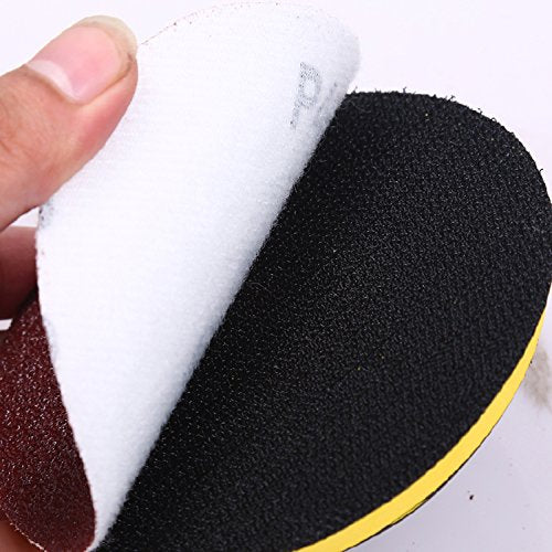 AchNau 4" Hook & Loop Sanding Discs Sanding Pads 80/100/180/240/600/800/1000/1200/2000/3000 Assorted Grits Pack of 100 - NewNest Australia