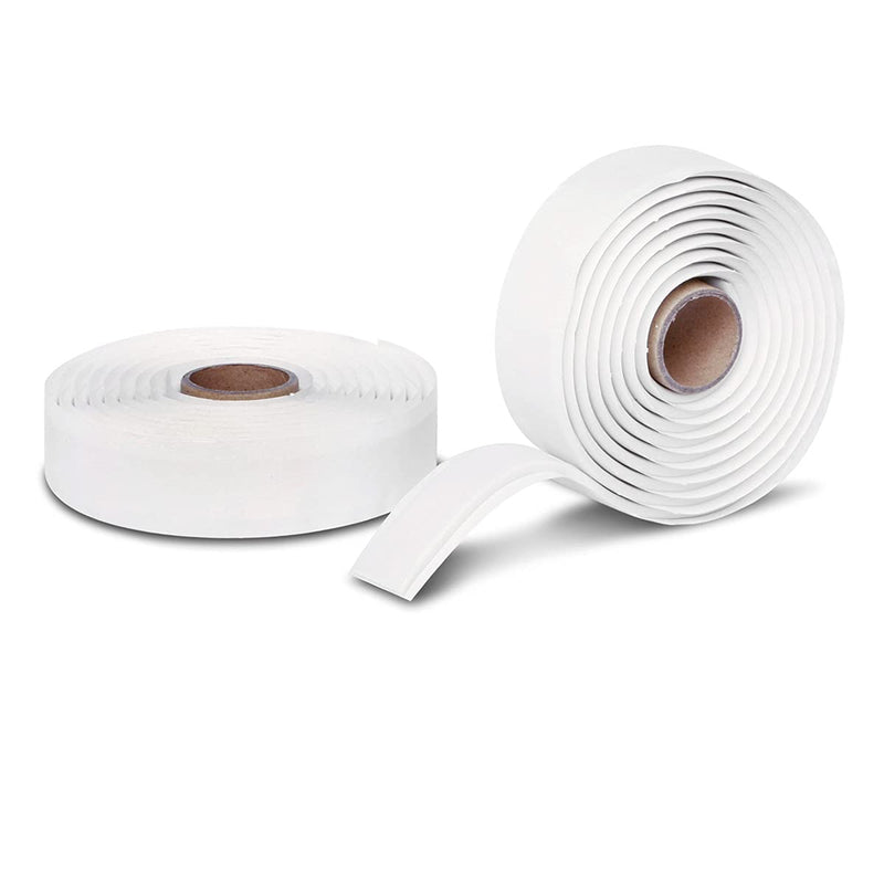 EADOT Self Adhesive Tape for Toilet Caulk Tape Self Adhesive Caulk Strip Rubber Seal Strip for Toilet Bowl Install, Toilet Adhesive Tape, Wash Basin Adhesive Kitchen Sink Rubber Caulk Strip White - NewNest Australia