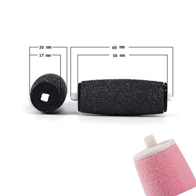 Pack Of 5 Extra Mineral Replacement Rollers For Velvet Smooth Compatible Replacement Roller Heads, Replacement Rollers Callus Remover Refill Rollers, Reusable For Beautiful Feet - NewNest Australia