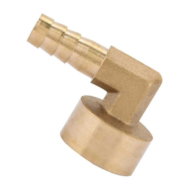 Hose Barb Elbow Female Thread Brass Pipe Fittings Brass Fittings G1/2 Adapter Fitting Hose Barb Coupling(4 points within 10) 4 points within 10 - NewNest Australia