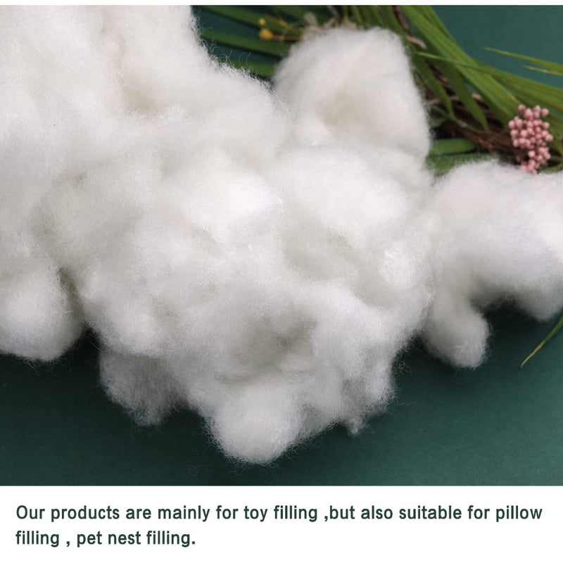 100g/3.5oz Polyester Fiber Fill, Stuffing Pillow Filling Stuffing Cushion Filling, Batting High Resilience Fill Fiber, Stuffing for Stuffed Animals/DIY Crafts 3.5 Ounce(Pack of 1) - NewNest Australia