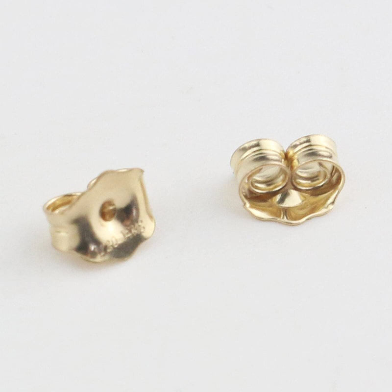 Orgrimmar 14K Gold Earring Backs Yellow Ear Locking for Stud Ear Rings (3 Pairs) 3 pair - NewNest Australia