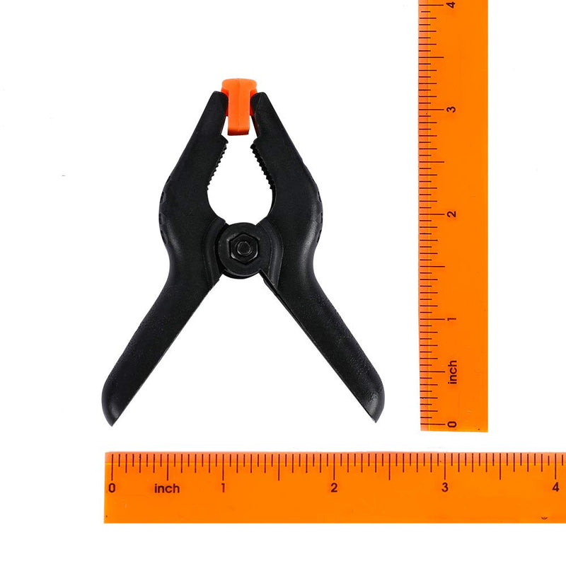 10 Packs of 3.5 inch Professional Plastic Small Spring Clamps Heavy Duty for Crafts or Plastic Clips and Backdrop Clips Clamps for Backdrop Stand,Photography, Home Improvement and so on - NewNest Australia