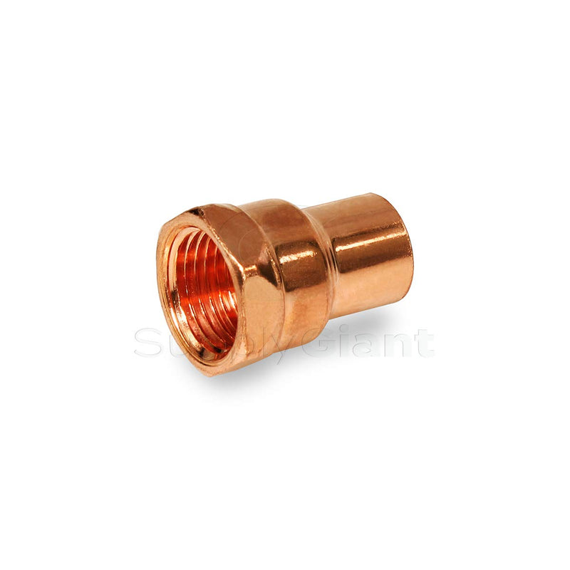 Supply Giant DDGA0034-5 Female Adapter Fitting Sweat x FIP Connections, 3/4, Copper - NewNest Australia