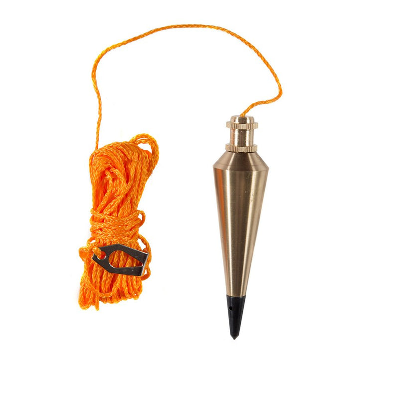 Swanson Tool Co PB008B 8 ounce Brass Plumb Bob with String Brass 8 oz - NewNest Australia