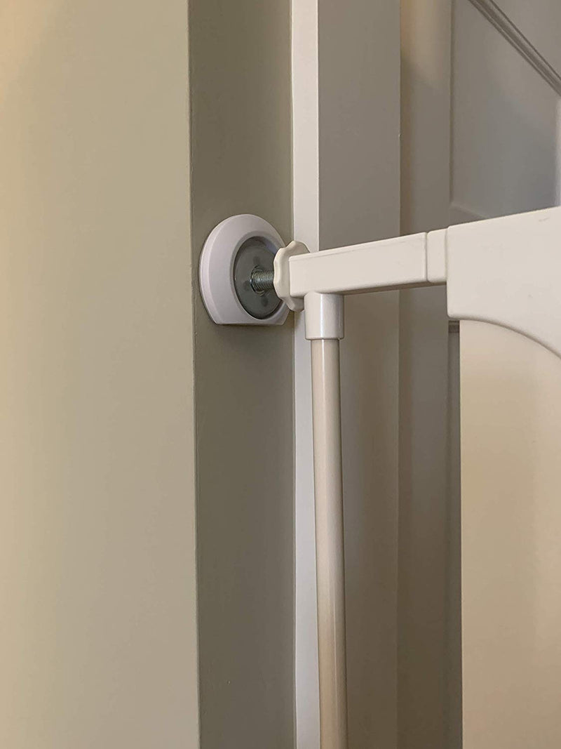 Wall Saver Protects Walls from Baby Gate Damage - Makes Safety Gates More Secure - for Walk Thru Pressure Mounted Gates - for Childproofing, Pet Proofing - 4 Mini Flat Bottom Wall Savers - NewNest Australia
