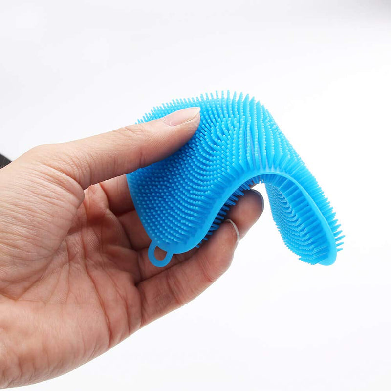 Silicone Sponge Dish Washing Kitchen Scrubber - Magic Food-Grade Dishes Multipurpose Better Sponges Non Stick Cleaning Smart Kitchen Gadgets Brush Accessories - NewNest Australia