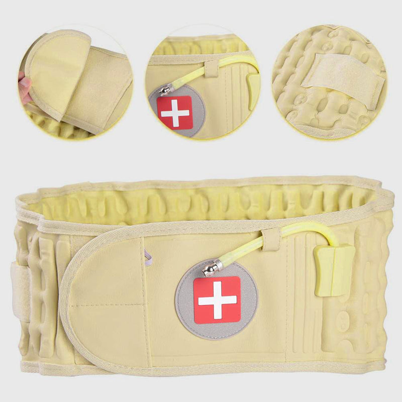 Inflatable Belt - Decompression Belt Back Support, Back Strap For The Lumbar Area, Back Brace Back Strap Ideal For Relieving Back Muscles Pain Relief (75-130 Cm Waist) - NewNest Australia