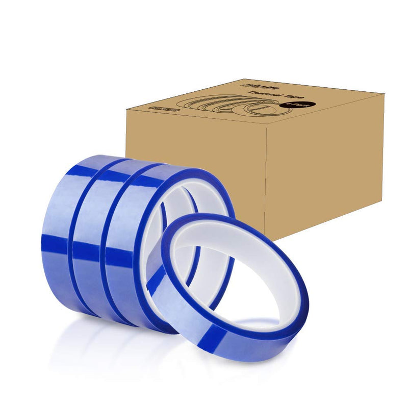 PYD Life 4 Rolls 0.8 Inch x 108 Ft Sublimation Blanks Thermal Tape,Heat Tape,High Temp Tape,Up to 250℃(480℉) for Tumbler Sublimation Print,Heat Transfer Tape,Heat Vinyl Press Tape - NewNest Australia