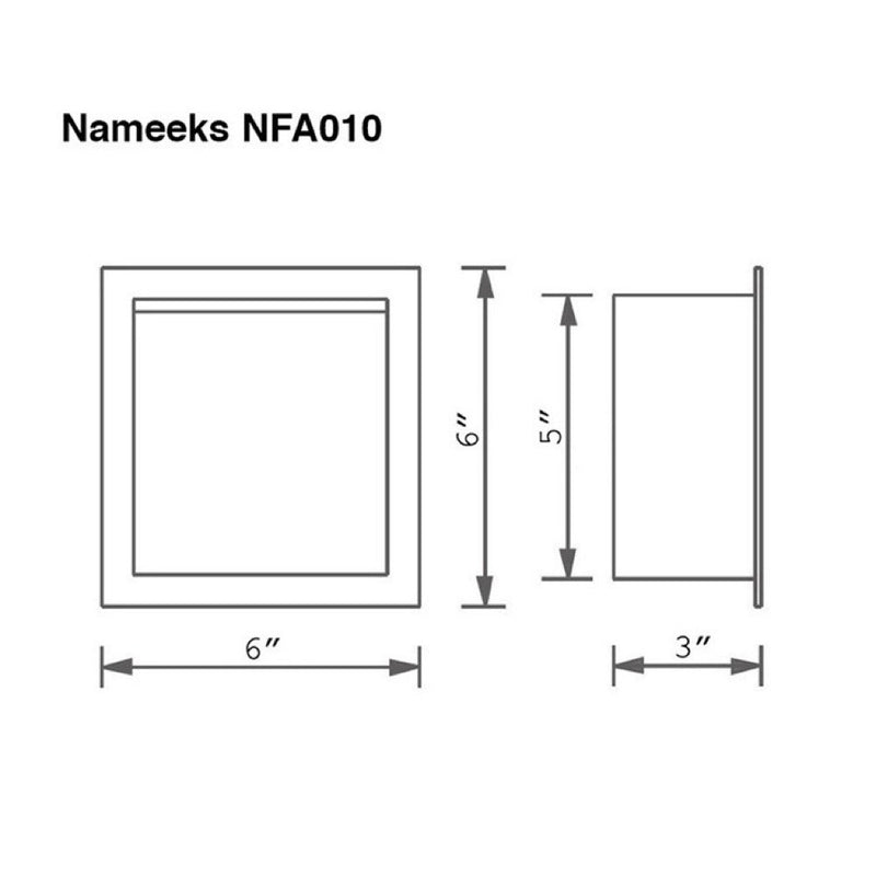 Nameeks NFA010 NFA Toilet Paper Holder, One Size, Chrome - NewNest Australia