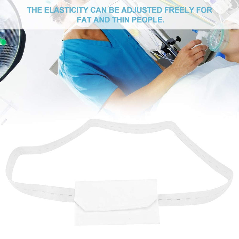 Peritoneal Dialysis Belt Holder Catheter Waist Belt Adjustable Button-Type Peritoneal Dialysis Catheter Belt Peritoneal Tube Protection for Home Protection(White) White - NewNest Australia