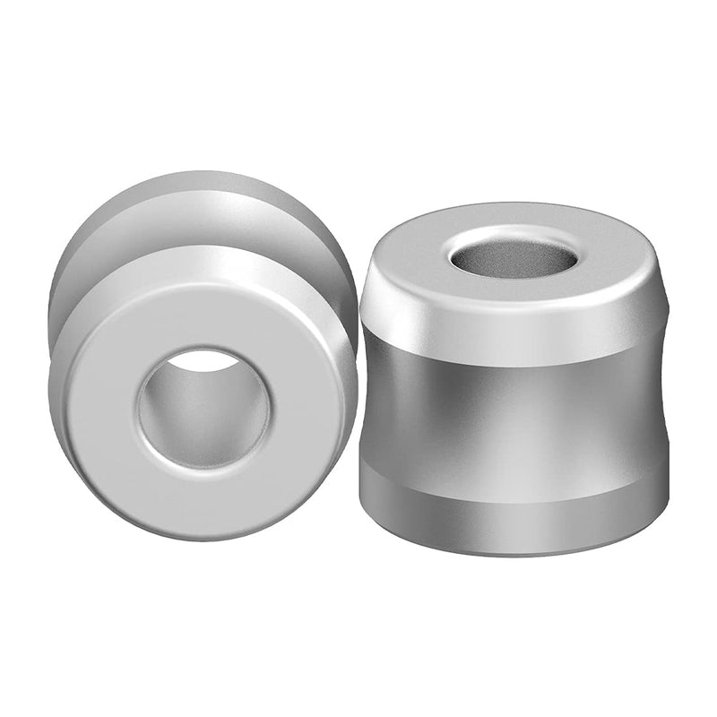 Linkidea Safety Razor Stand Opening Diameter 18.5mm Aluminum Alloy Men's Bathroom Shaving Stand Silver 2pcs Silver - NewNest Australia