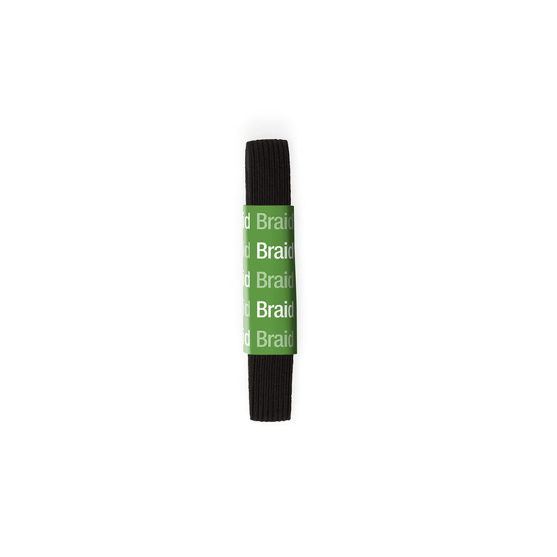 Dritz, 1/2-Inch x 1-1/2-Yards, Black Braided Elastic 1/2-Inch by 1-1/2-Yard - NewNest Australia