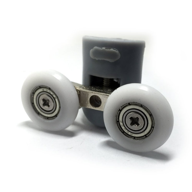 Set of 8 Double Shower Door Rollers/Hooks/Wheels TOP & BOTTOM 23mm Wheel Diameter 902A, Model: 106, - NewNest Australia