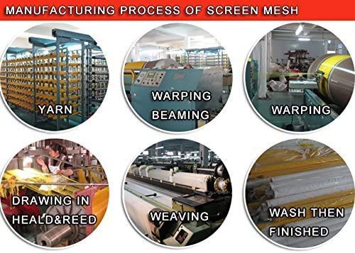 Silk Screen Printing Fabric Mesh 3 Yards 1.27 Meters Screen Printing Mesh Wide High Tension Mesh Making Ink Supplies(120 Mesh（48T）) 120 Mesh（48t） - NewNest Australia